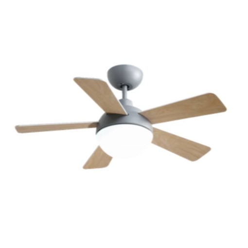 Picture of ACO RAKIA 5-BLADE CEILING FAN WITH LED LIGHT 52" GRAY