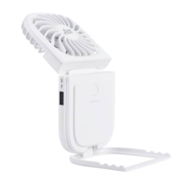 Picture of ACO RECHARGEABLE MULTIPURPOSE HANDHELD FAN 1000mAh WHITE