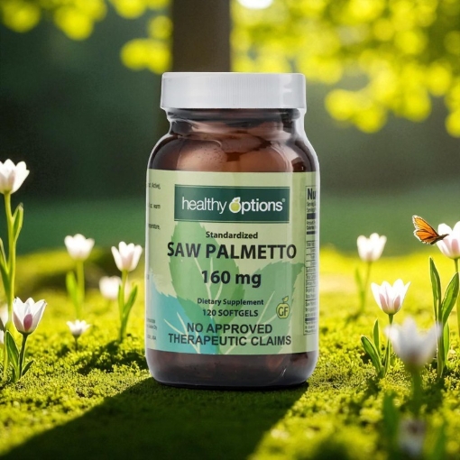 Picture of Healthy Options Saw Palmetto 160mg 120 Softgels