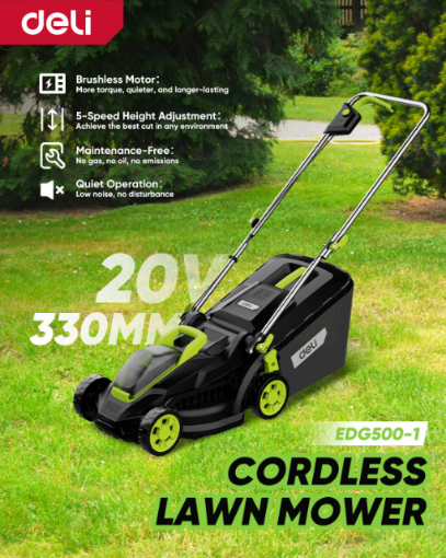 Picture of Deli Cordless Lawn Mower EDG500-1