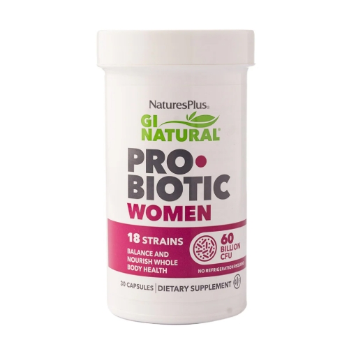 Picture of Nature's Plus GI Natural Probiotic Women 60 Billion CFU 30 Chews