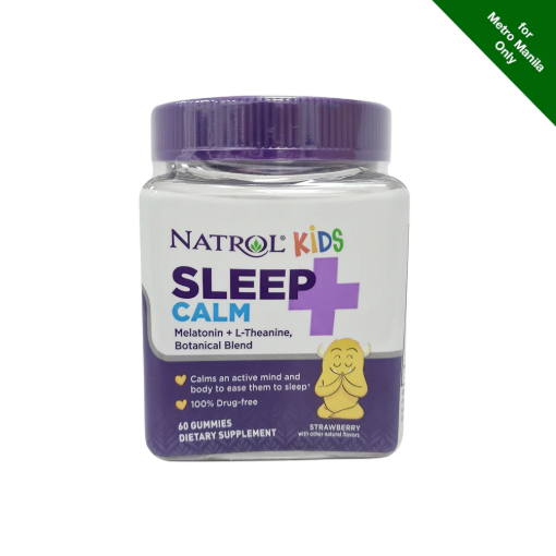 Picture of Natrol Kids Sleep plus Calm (Melatonin, L-Theanine, Botanical Blend) 60 Gummies