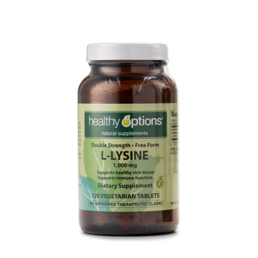Picture of Healthy Options L-Lysine 1,000mg 120 Tablets