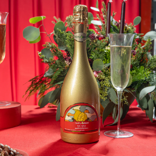 Picture of Healthy Options Yuzu Sparkling Grape Juice 750ml
