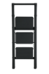 Picture of HOMER 3-STEP STEEL LADDER BLACK