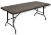 Picture of HOMER FOLDING TABLE WOOD GRAIN 6FT 180X76X74CM