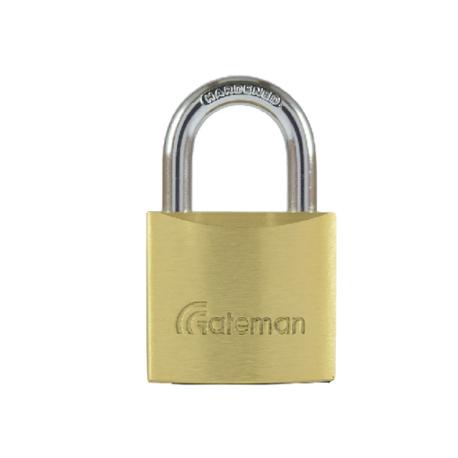 Picture of GATEMAN PADLOCK BRASS 30MM HARD STEEL SHACKLE