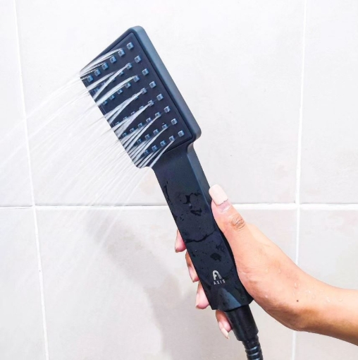 Picture of Axis 1-Setting Square Hand Shower Kit Matte Black, AXS62A4011B