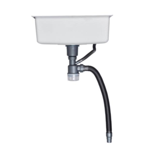 Picture of Axis Single Bowl Nano Kitchen Sink With Drainer, AXS1554620SNC