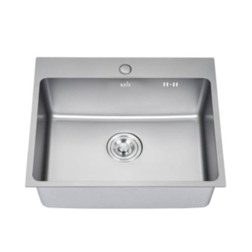 Picture of Axis Single Bowl Nano Kitchen Sink With Drainer, AXS1554620SNC