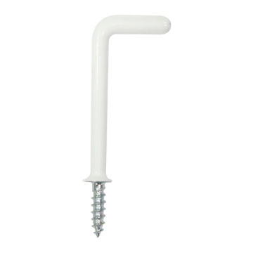 Picture of MILLER SQUARE HOOK PVC COATED 1-1/4INCHES 20-PC WHITE